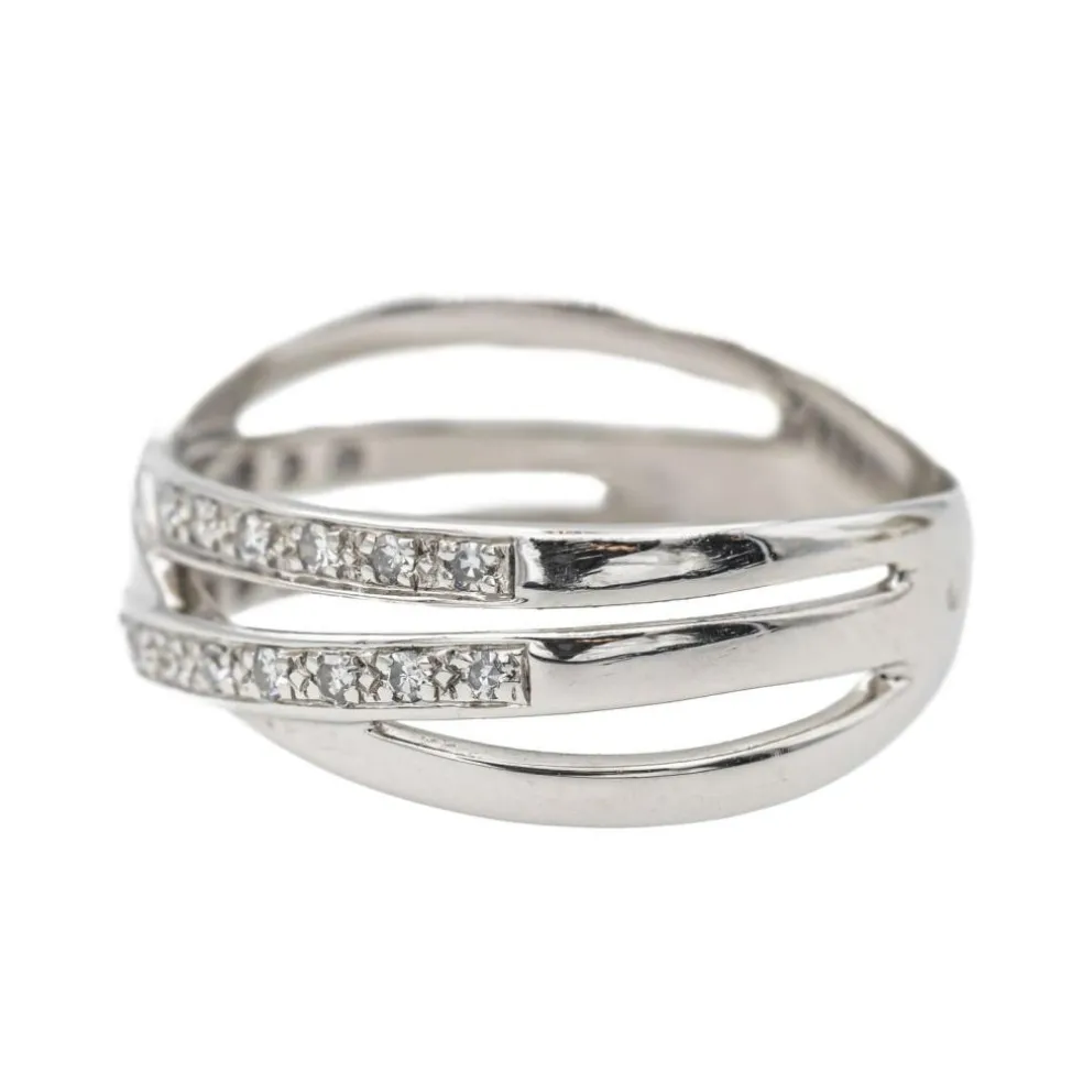 Bague Or blanc Diamant