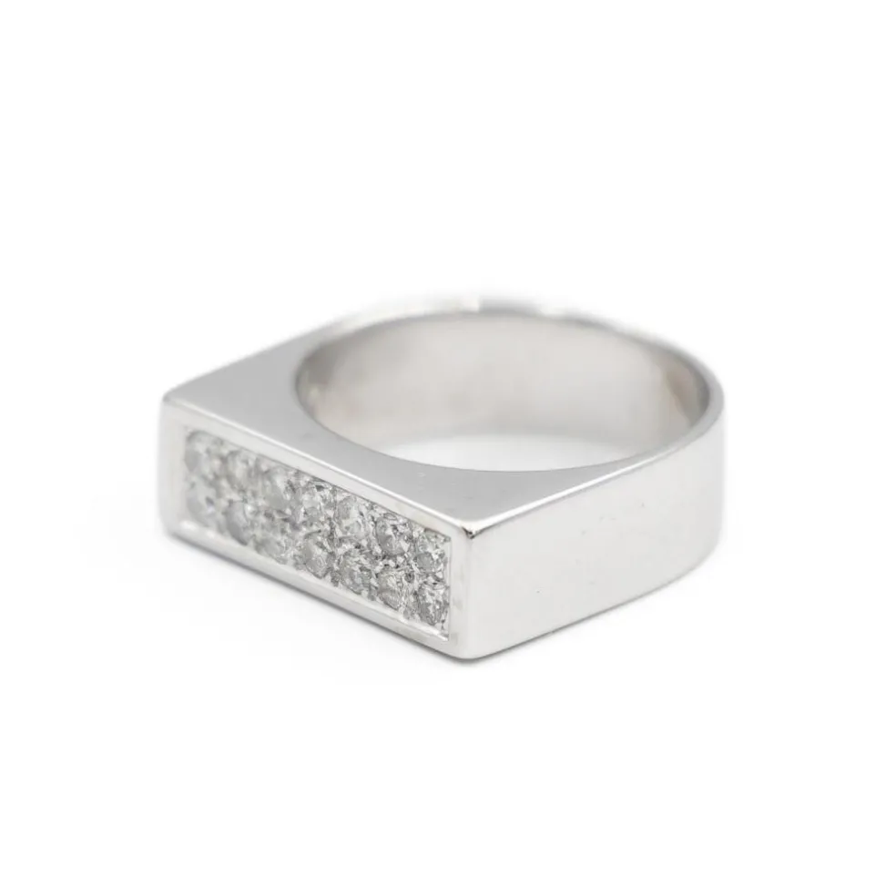Bague Or blanc Diamant