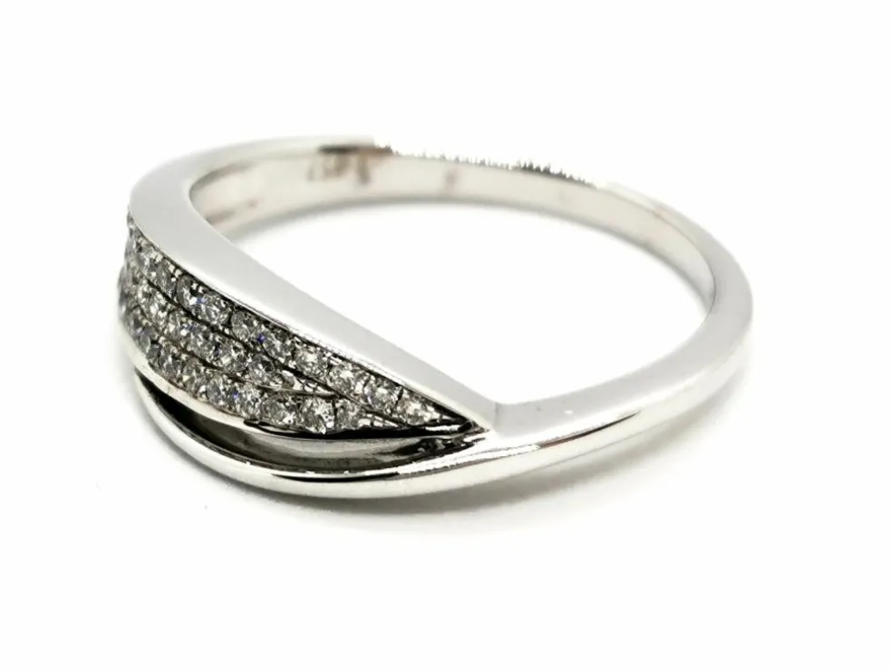 Bague Or blanc Diamant