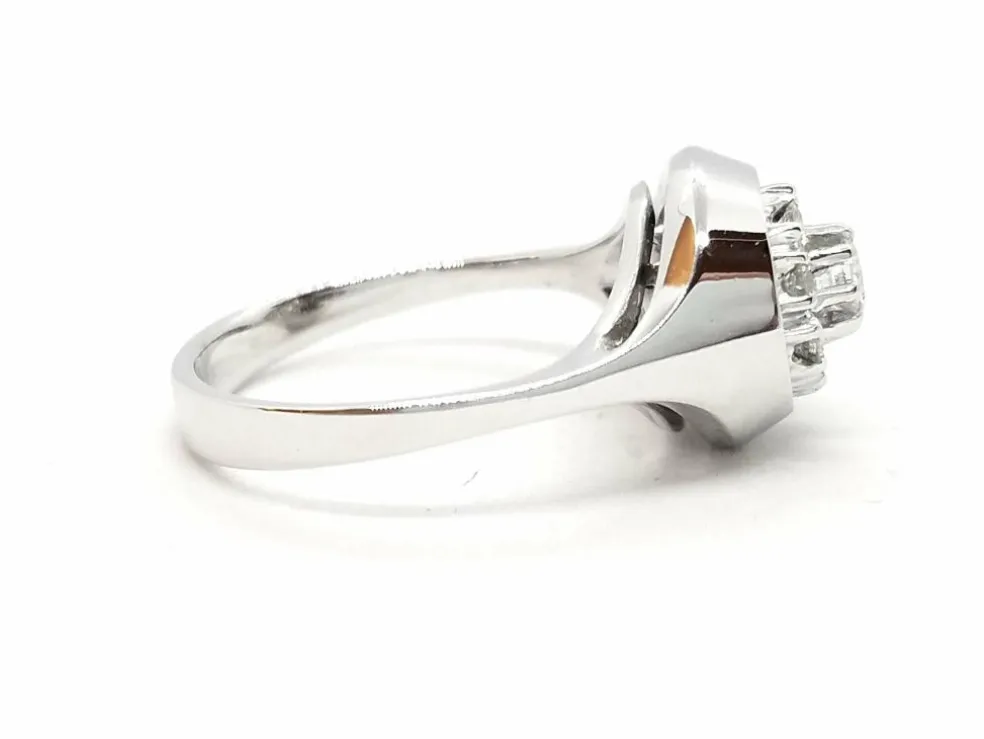 Bague Or blanc Diamant