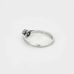 Bague or blanc diamant