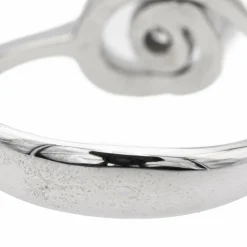 Bague or blanc diamant