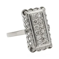 Bague Or blanc Diamant
