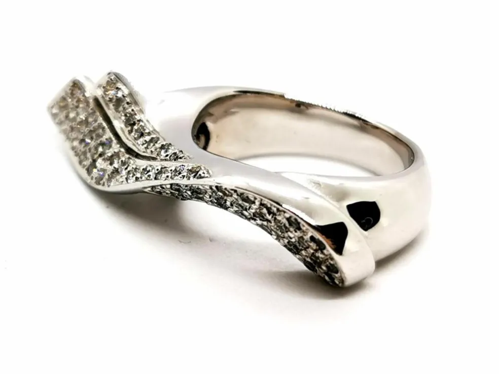 Bague Or blanc Diamant