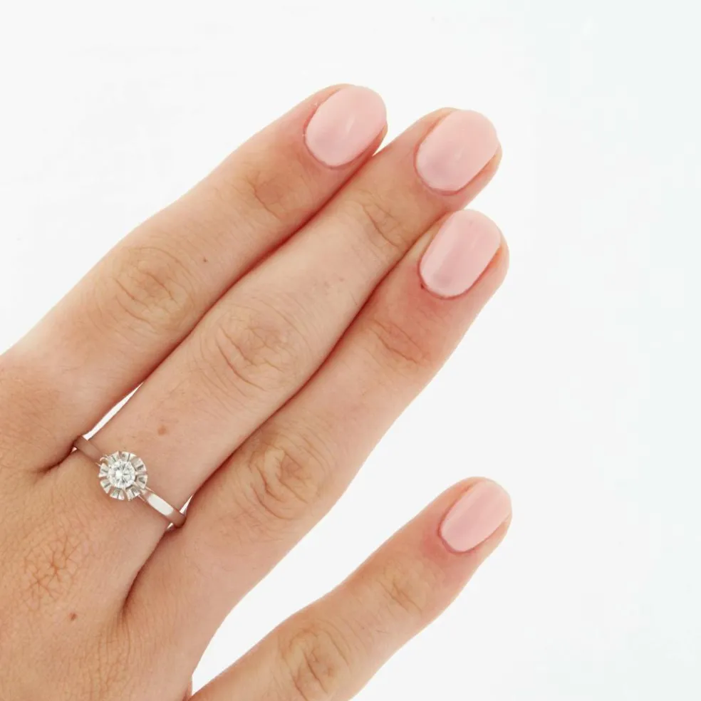 Bague Or blanc Diamant