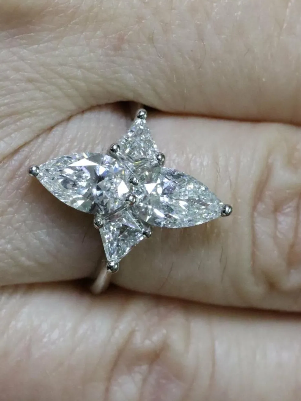 Bague Or blanc Diamant