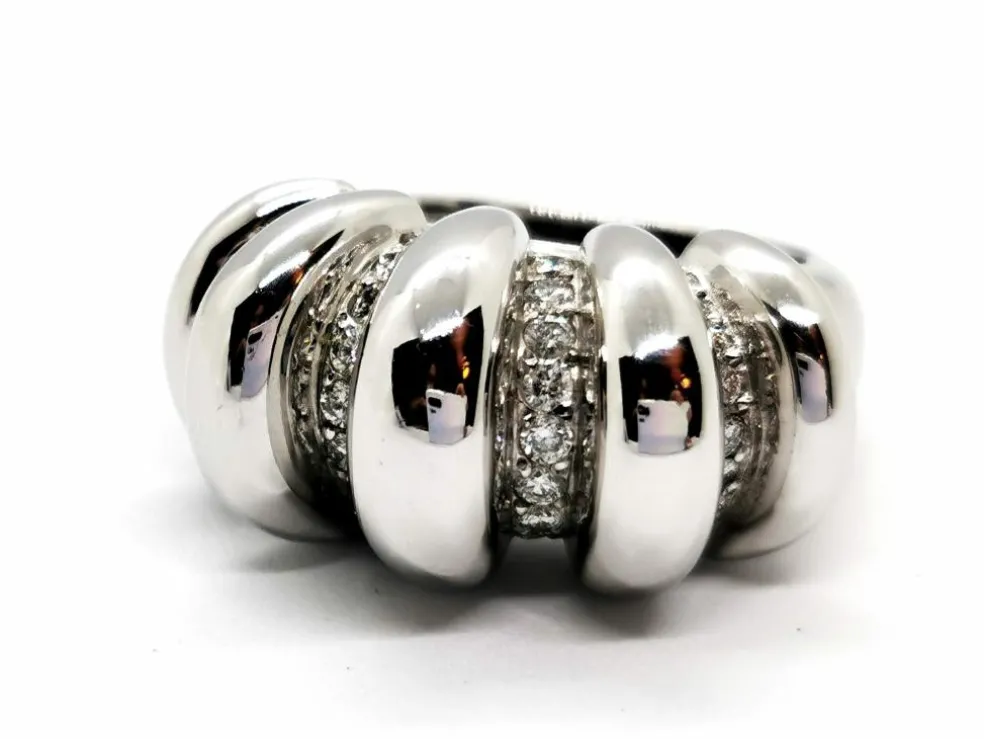 Bague Or blanc Diamant