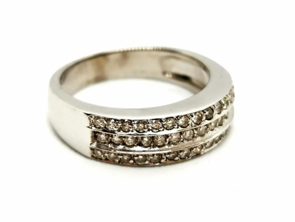 Bague Or blanc Diamant