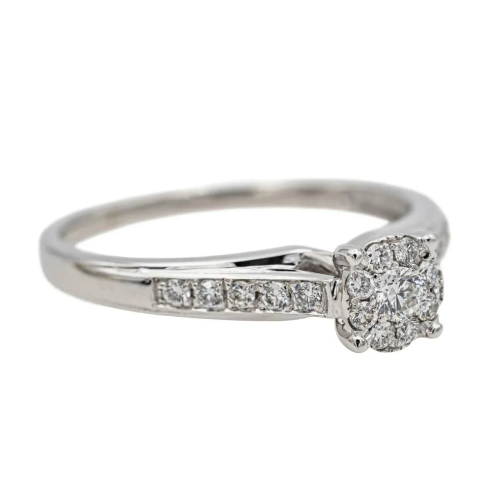Bague Or blanc Diamant