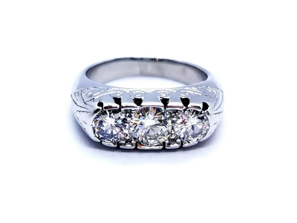 Bague Or blanc Diamant
