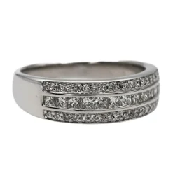 Bague Or blanc Diamant