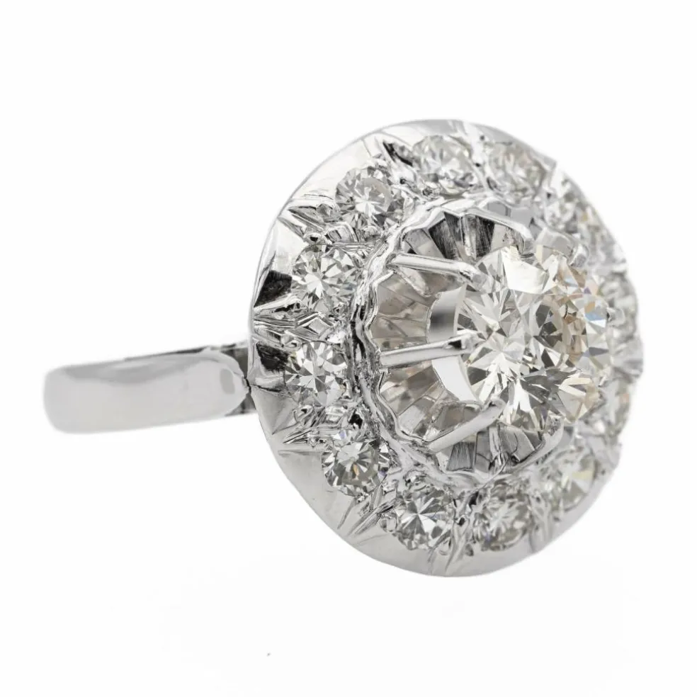 Bague or blanc Diamant