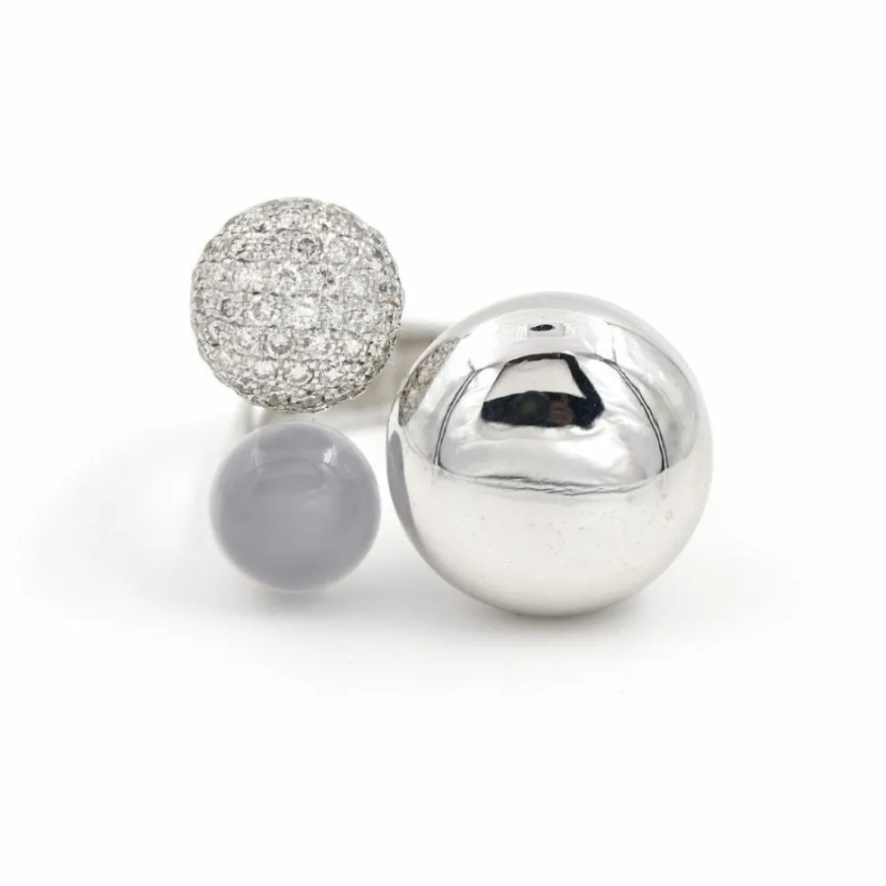 Bague Or blanc Diamant