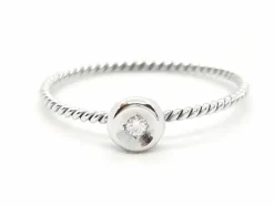 Bague Or blanc Diamant