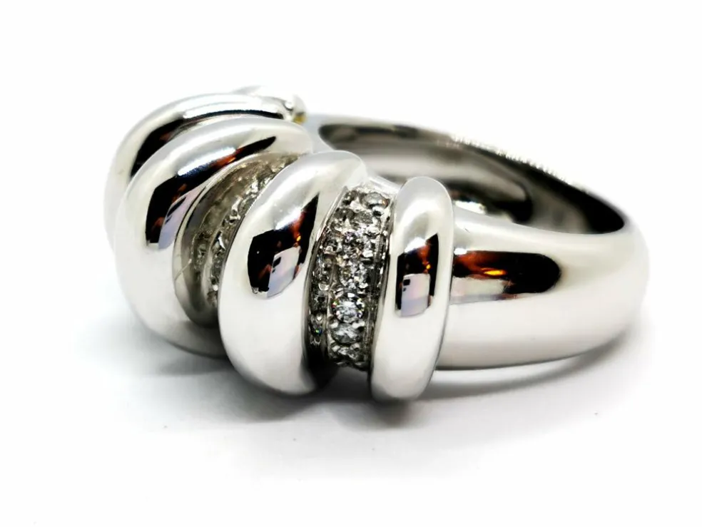 Bague Or blanc Diamant
