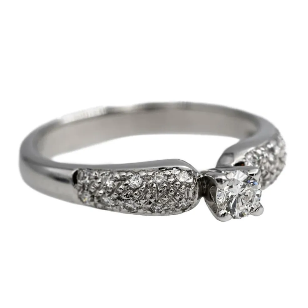 Bague Or blanc Diamant