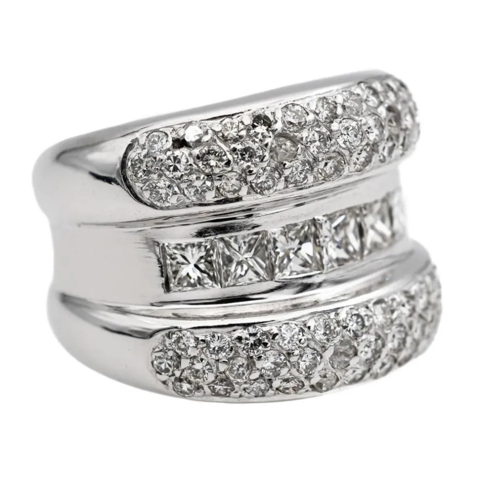 Bague Or blanc Diamant