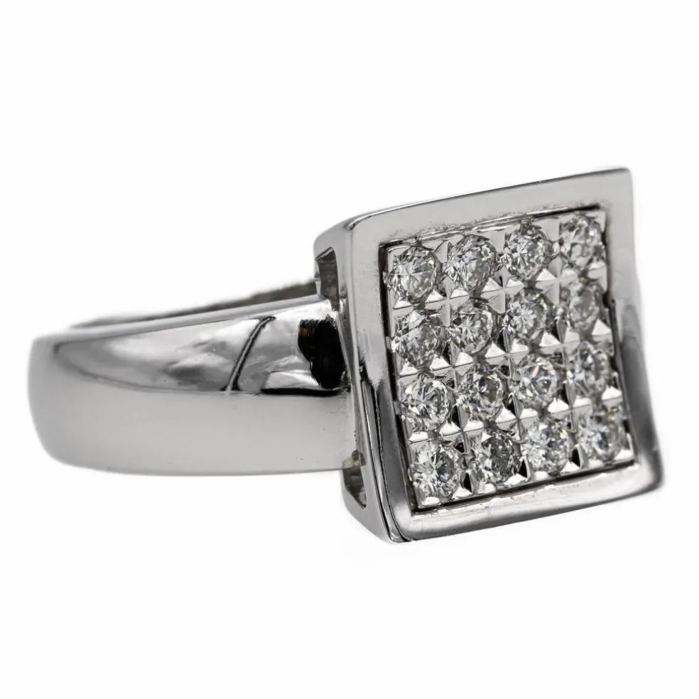 Bague Or blanc Diamant