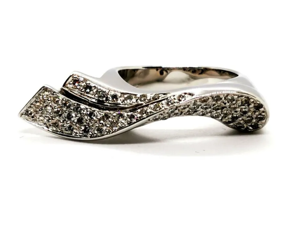 Bague Or blanc Diamant