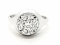 Bague Or blanc Diamant