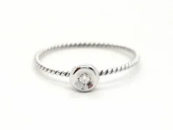 Bague Or blanc Diamant