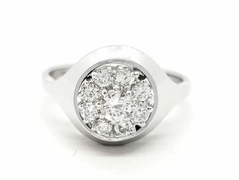 Bague Or blanc Diamant