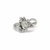 Bague or blanc diamants