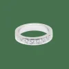 Bague or blanc diamants