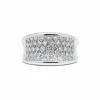 Bague or blanc diamants