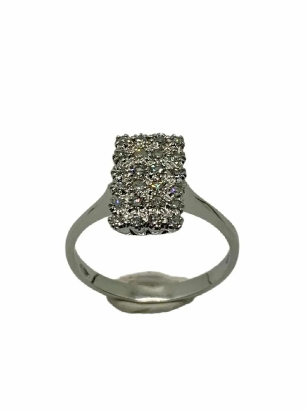 Bague Or blanc Diamants