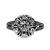 Bague Or blanc, diamants