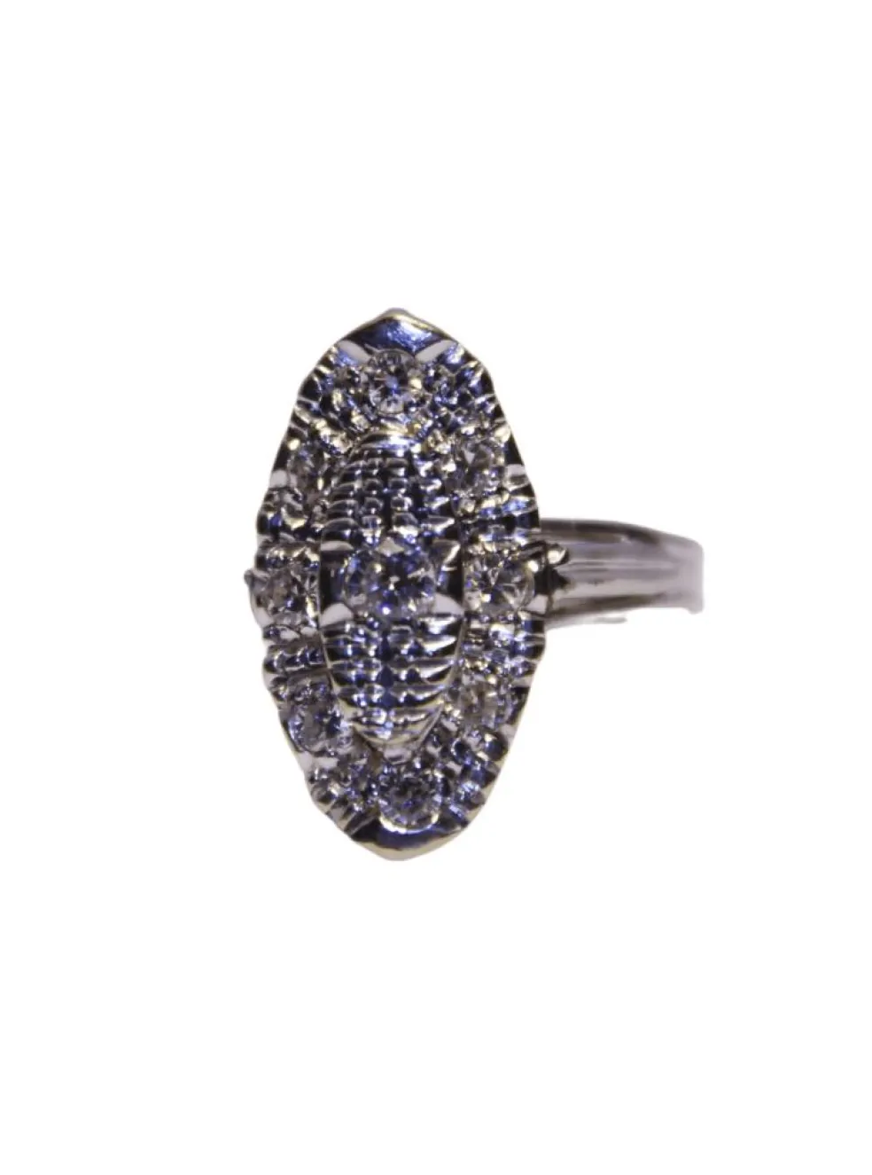 Bague or blanc Diamants