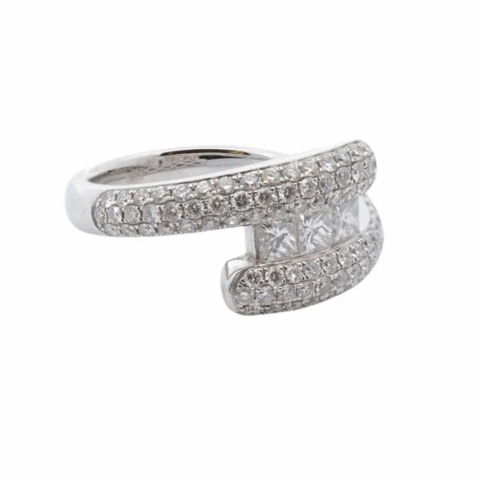 Bague Or blanc Diamants