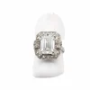 Bague or blanc diamants