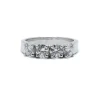 Bague or blanc diamants