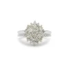 Bague or blanc, diamants