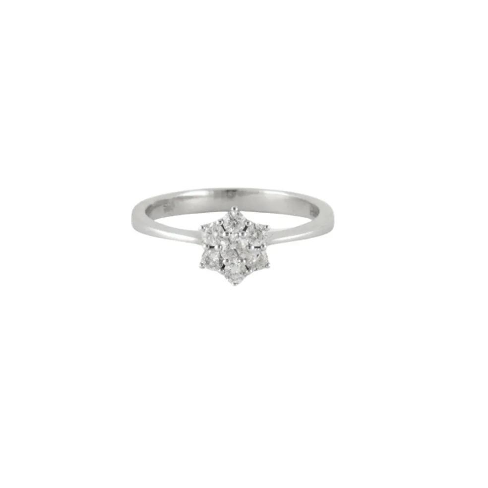 Bague Or blanc Diamants