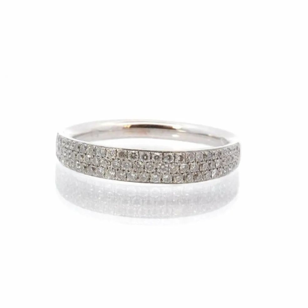 Bague Or blanc Diamants
