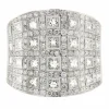 Bague or blanc diamants