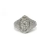 Bague or blanc diamants