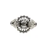 Bague or blanc diamants
