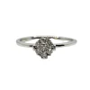 Bague or blanc diamants