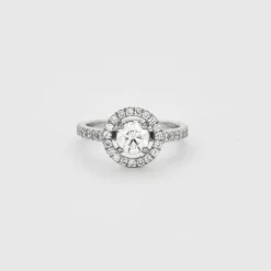 Bague Or blanc Diamants