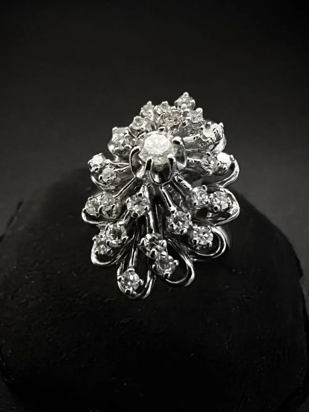 Bague Or blanc Diamants