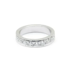 Bague or blanc diamants