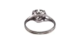 Bague or blanc diamants
