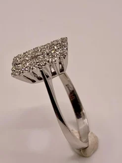 Bague Or blanc Diamants