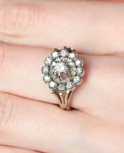 Bague Or blanc Diamants