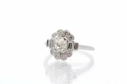Bague Or blanc Diamants