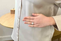 Bague Or blanc Diamants